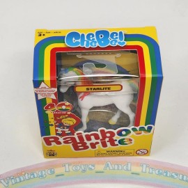 CHEEBEE RAINBOW BRITE STARLITE HORSE 40th ANNIVERSARY MINI FIGURE TOY NEW IN BOX