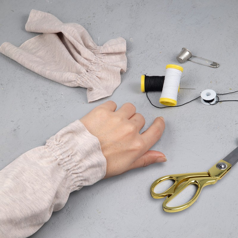 Shirring Elastic for Sewing, Elastic Thread, Shearing Elastic, Black and