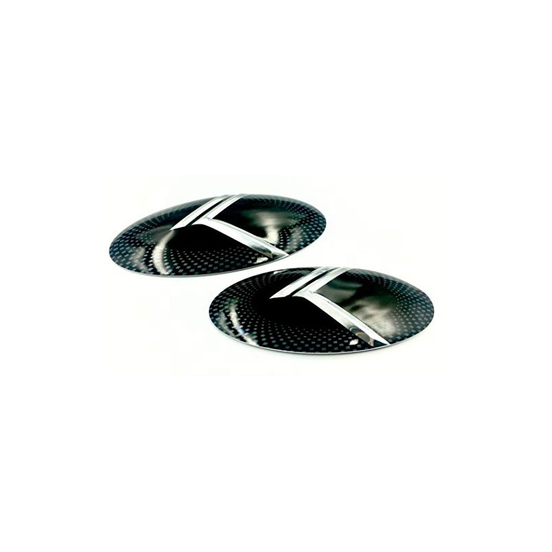 New 2pc Vintage K Metal Skin Emblem Badge Overlay for