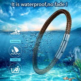 FOCALOOK Necklace / Bracelet, Fashion Faux Leather Necklace, Wax Cord Necklace, 2 mm or 3 mm Wide, Black Braided Leather Necklace, Gothic Leather Cord with Stainless Steel Clasp, 40 / 45 / 50 / 55 / 60 / 65 / 70 / 75 cm, Stainless Steel