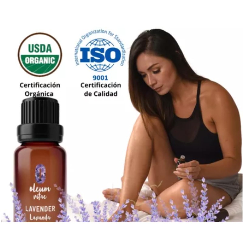 OLEUM VITAE Aceite Esencial de Lavanda 30ml. Lavandula Angustifolia. 100%