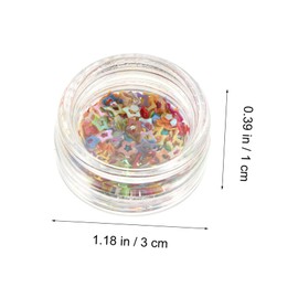 Baluue 1set Shiny Cosmetic Sequins for Eye Makeup of Iridescent Glitters for Creative Looks for Festivals Parties and Everyday Use