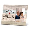 SRADMO Abuelo Grandpa Gifts - Best Picture Frame, 10x8 inch