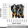 Ymachray Universal Full-Body Fall Protection Safety Harness with 5 D-Ring