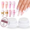 AIMEILI Solid Nail Gel for Gel Nails Set Clear Solid