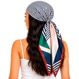 FAIRYGATE Scarf Bandana Silk Scarf Hair Silk Scarf Women's Lightweight Scarf Silk Scarf Gift Scarves & Shawls for Women 93023