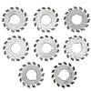 8Pcs Gear Cutter High Speed Steel Cutting Tool Industrial Supplies