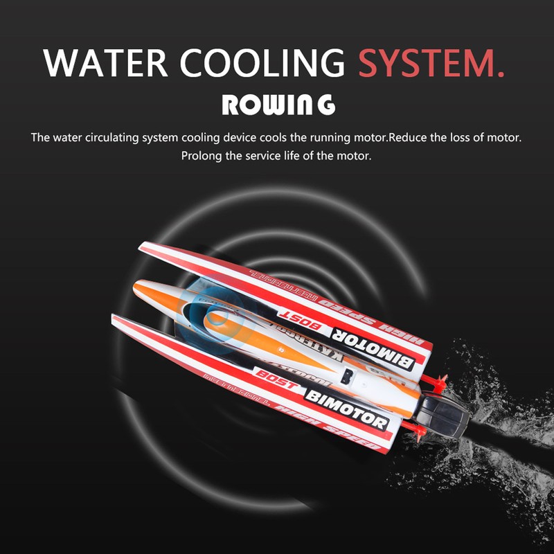 RC 2.4GHz Remote Control 4 Channel Mini Boat Racing Speedboat