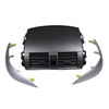 HESUNHE Center Dash A/C Outlet Air Vent Panel With Strip
