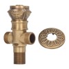 Angle Valve European Antique Style Cold Hot Water Faucet Turn