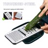 Vegetable Grater, Coarse, Stainless Steel, Silver, Stainless Steel Grater, Comfortable