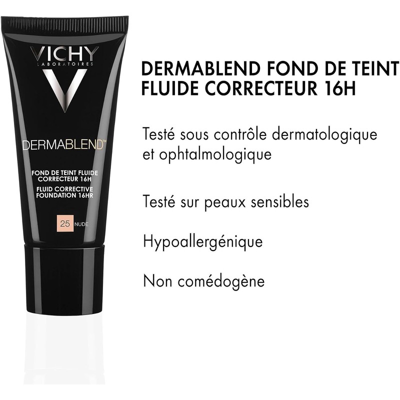 Vichy Dermablend smooth 35 sand 30ml base de maquillaje fluida