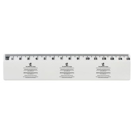 'Funny Cricket Rules' 15cm (6 Inch) White Plastic Ruler (RL00084591)