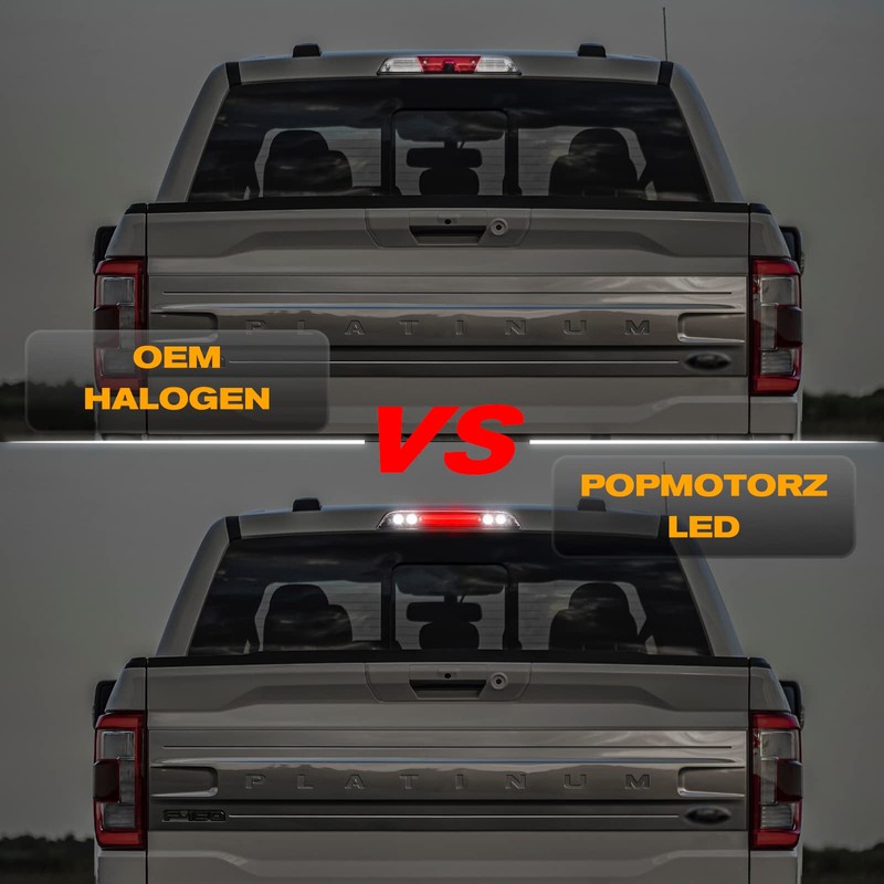 POPMOTORZ LED Third 3rd Brake Light Fit For Ford F150