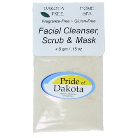 Dakota Free Facial Cleanser, Scrub and Mask 4.5 gm Single Packet