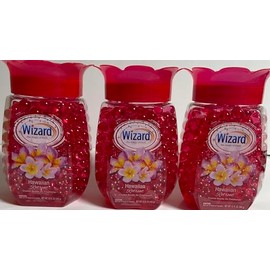 Wizard Crystal Beads Air Fresheners – 3 Pack (12 oz / 340 g Each) Long-lasting, Hawaiian retreat scent. Perfect for home, office, or car. Decorative and effective.