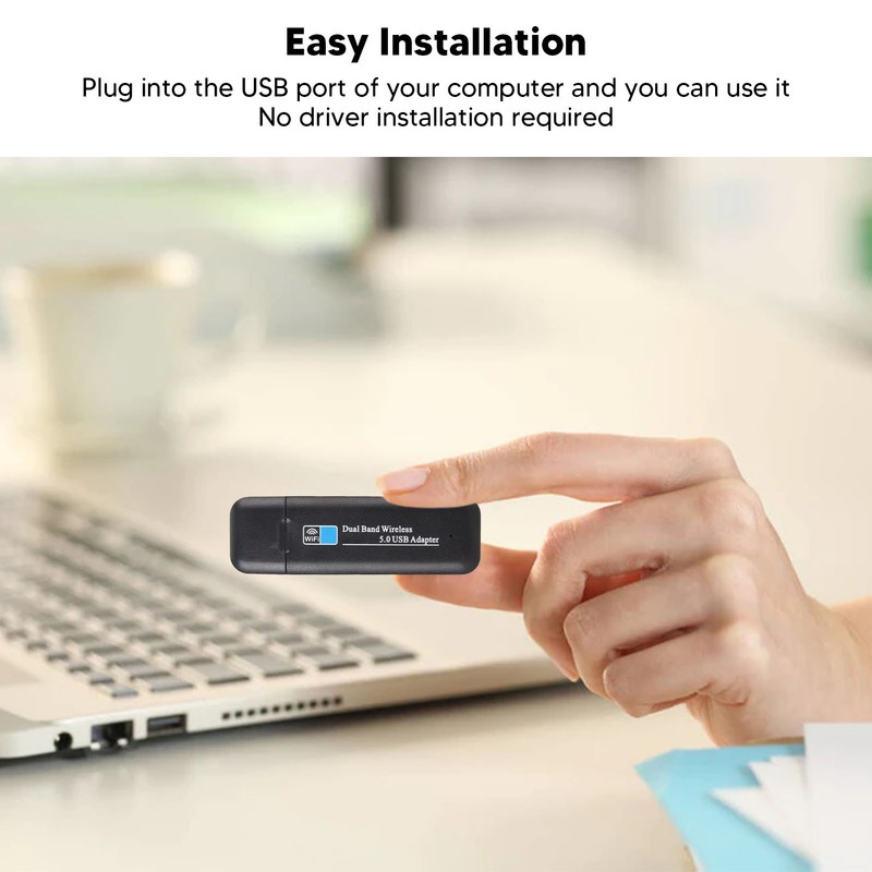 USB 3.0 WiFi Adapter 1300Mbps 2.4G 5Ghz Dual Band Support