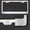 KA T304 Chrome Polished Lotus Laser Etched Engraved License Plate