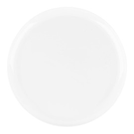 EcoQuality 10.6" inch White Round Plastic Plates - Disposable China Like Party Plates, Heavy Duty Dinner Plates, Salad Plate, Dessert, Wedding, Baby Showers, Receptions,Serveware (120 PACK)