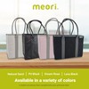 meori Office Tote Bag Carry Laptop Essentials Sturdy Bottom Stays
