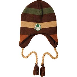 Guinness Men's Striped Beanie Brown