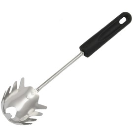 Chef Craft Basic Stainless Steel Spaghetti/Pasta Fork, 12.5 inch, Black