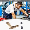 LR049990 Thermostat Water Outlet Hose Connector Kit Compatible with Jaguar