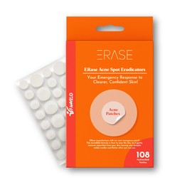 ERASE Acne Patches - Proactive Acne Treatment Hydrocolloid Patch | Acne Patch | Pimple Patches Acne Treatment For Face | Make your pimple patch | Parches Para Acne
