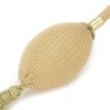YangLand 80ml Clear Crystal Perfume Bottle Gold Long Spray Tassels
