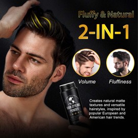 Texture Powder, Hair Styling Powder for Men, Non-Greasy Finish 1.05oz