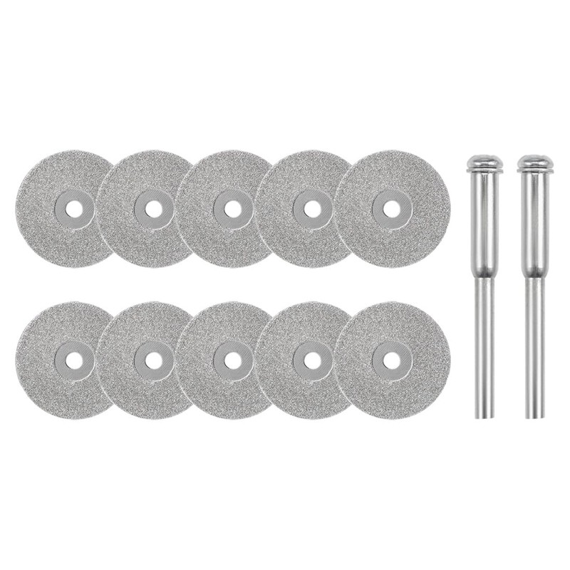 sourcing map 10pcs 22mm Diamond Coated Rotary Cut Off Grinding