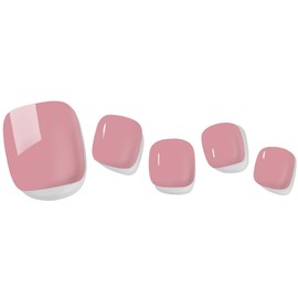 Adora Couture Semi Cured Gel Nail Strips Pedicure |32pcs Daisies Gel Pedi Strips |Gel Polish Pedicure Nail Wraps Sticker | Salon Nails at Home Pedicure Kit - Requires UV Light (Sunny Daisy)