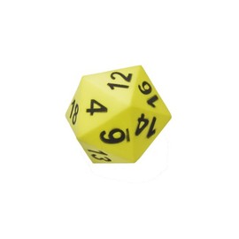 EDX Education - 8cm 20-sided Dice (Yellow)