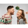 Iconikal 2-Pack Extendable Mistletoe-On-A-Stick - Funny Christmas Gag Gift Photo