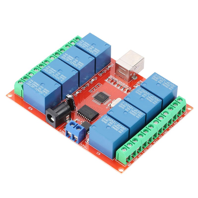 Relay Controller Module,USB Relay Board,USB Relay 12V 12V 8-channel Computer
