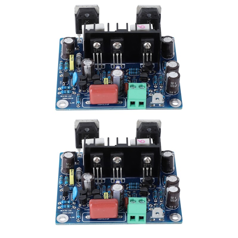 2Pcs MX50 SE Amplifier Board KTB817 Chip 15‑100W 8Ω High