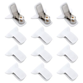 NQEUEPN 12pcs Duvet Clips for Comforter Inside, Strong Hold Blanket Quilt Fasteners Foam Metal Padded Duvet Cover Clips Prevent Shifting Bedding Accessories Quickly Install