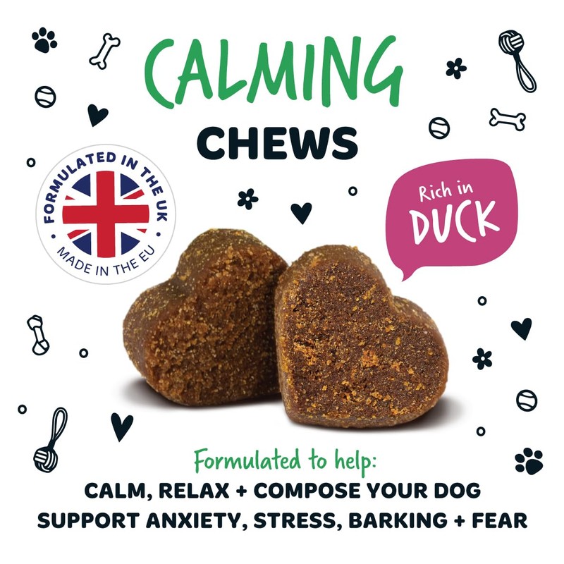 BUGALUGS BUGALUGS Calming Treats for Dogs - Helps Stress, Fear,