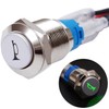 mxuteuk 16 mm Raised Speaker Horn Momentary Push Button Switch