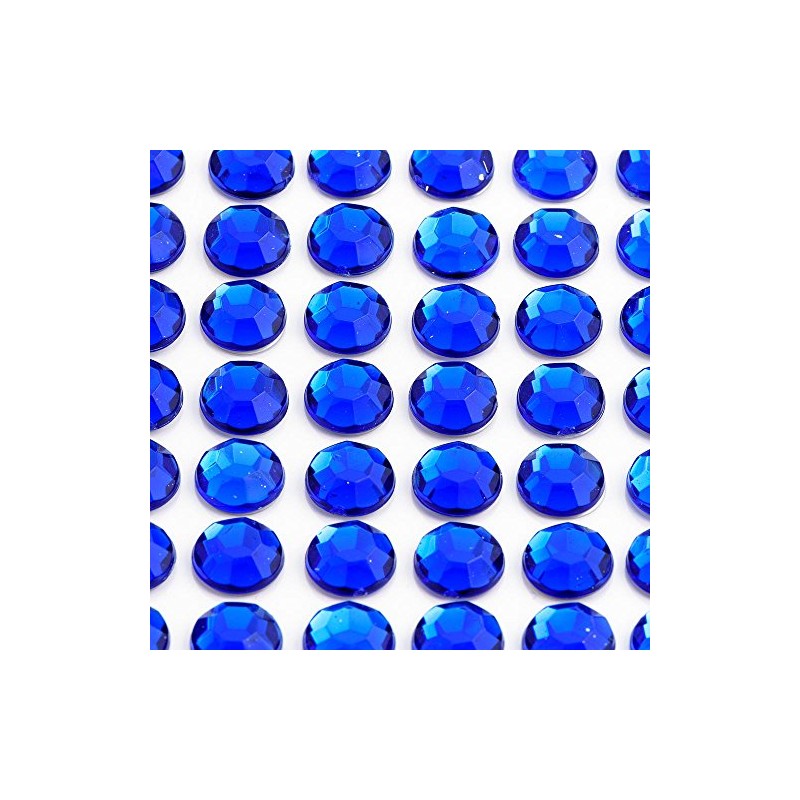 Italian Options - 4mm Royal Blue Diamante Rhinestone Gem Crystal
