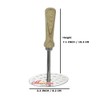 Stainless Steel Smooth Potato Masher Ricer Presser with Wooden Handle,Potato