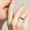 YueYuan Orca Ring 925 Sterling Silver Orca Jewellery Animal Ring