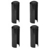 Slip-on Sleeve Pack of 4 Black Door Hinge Diameter 15