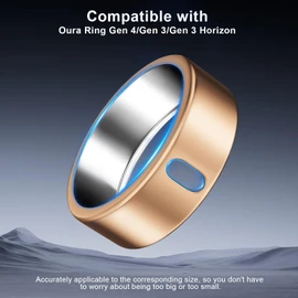 ZOOROO 5 Pack Cover Compatible with Oura Ring Gen 4/Oura Ring Gen 3/3 Horizon, Surport Charging with Cover on, Anti-Scratch TPU Protector for Women Men
