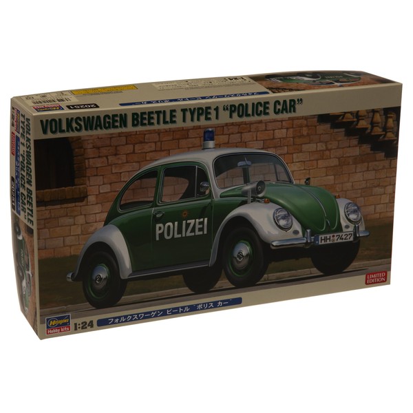 HASEGAWA 20251 1/24 VW Beetle Type 1 Police Car Limited Edition