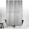 Tropik Home New Transparent 3D PEVA Mosaic Bath Shower Curtain