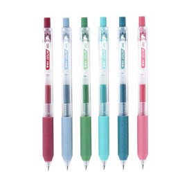 AIHAO Drawing Gel Ink Pens,Fine Point, Morandi Color Gel Pen, Journaling, Adult Coloring, Note Taking for School Office & Home, 6 Pack (0.5mm)