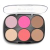 Paleta De Rostro Bissu Iluminador Rubor Bronceador Contorno