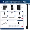 Gyykzz Side Mount Outer Corner Post 36" (Post Body 44"),