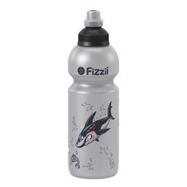 Fizzii 600ml Shark Plastic Drinking Bottle Leakproof in Fizzy Toxic – Dishwasher Safe